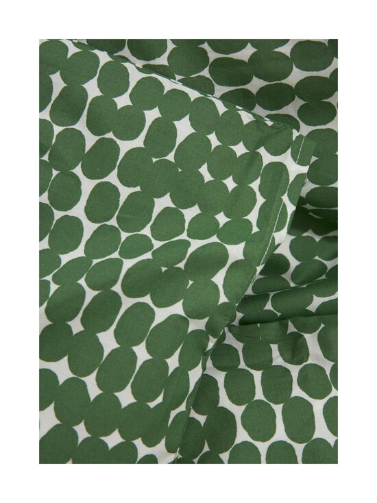 Casa Stockmann - Rivi-perkaalipussilakana - GREEN/SOFT WHITE COMBO | Stockmann - photo 4