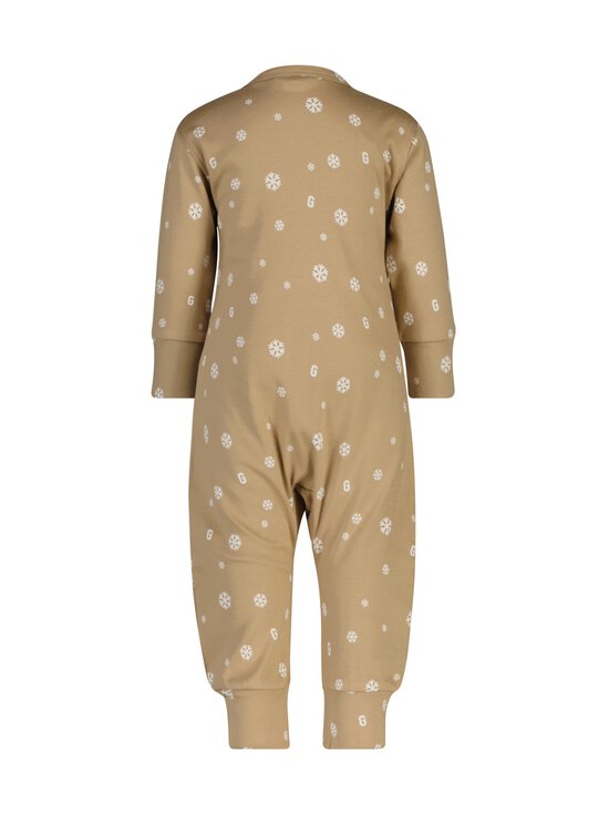 GANT - Snowflake And Print Pajama -trikoopuku - 248 DARK KHAKI | Stockmann - photo 2