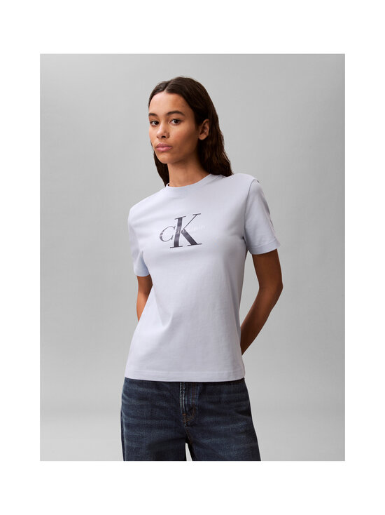 Calvin Klein Jeans - Hero Classic Monologo t-paita - C1O BREEZY BLUE | Stockmann - photo 4