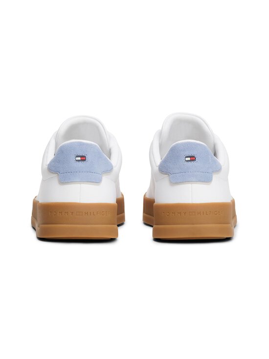 Tommy Hilfiger - Court Leather Detail Ess sporta apavi - 05O WHITE/BRISKBLUE - photo 2 Tommy Hilfiger - Court Leather Detail Ess sporta apavi - 05O WHITE/BRISKBLUE | Stockmann - photo 2