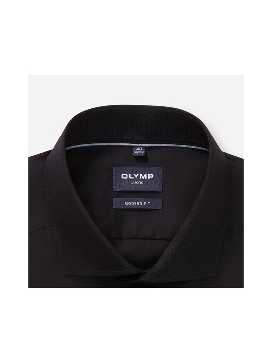 Olymp - Modern fit Structure krekls ar apkakli - 68 SCHWARZ | Stockmann - photo 3