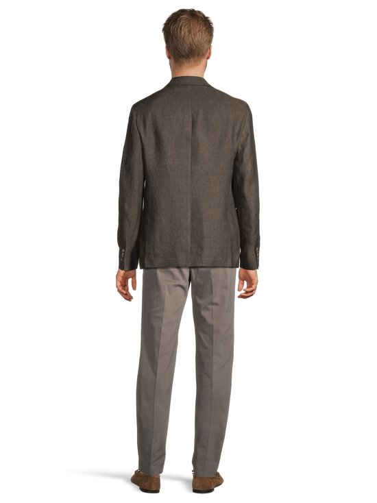 SAND Copenhagen - King Double Breasted Classic fit lina žakete - 280 DARK BROWN | Stockmann - photo 3