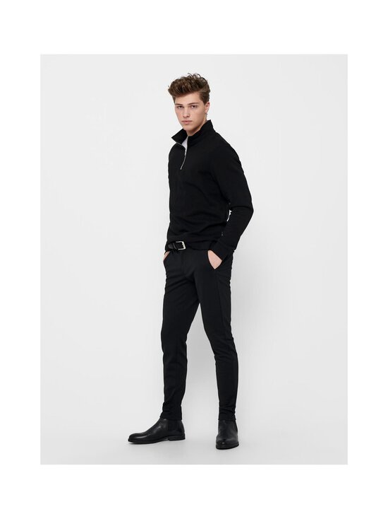 Only & Sons - OnsCeres Half Zip -collegepaita - BLACK - photo 6 Only & Sons - OnsCeres Half Zip -collegepaita - BLACK | Stockmann - photo 6