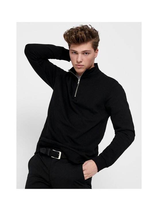 Only & Sons - OnsCeres Half Zip -collegepaita - BLACK - photo 8 Only & Sons - OnsCeres Half Zip -collegepaita - BLACK | Stockmann - photo 8