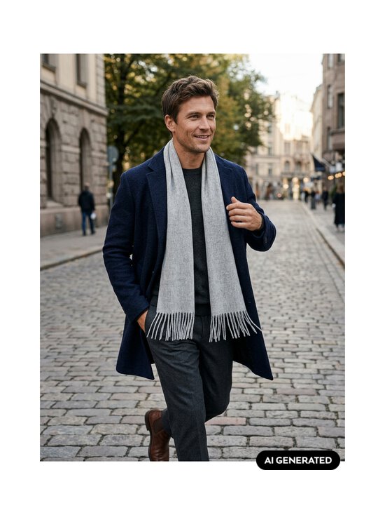 Jack & Jones - JacKelowna vilnas šalle - LIGHT GREY MELANGE DETAIL:SOLID | Stockmann - photo 3