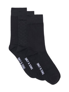 Only & Sons - Onsbasic Cotton zeķes 3-pāri - BLACK PACK:BLACK PATTERN | Stockmann