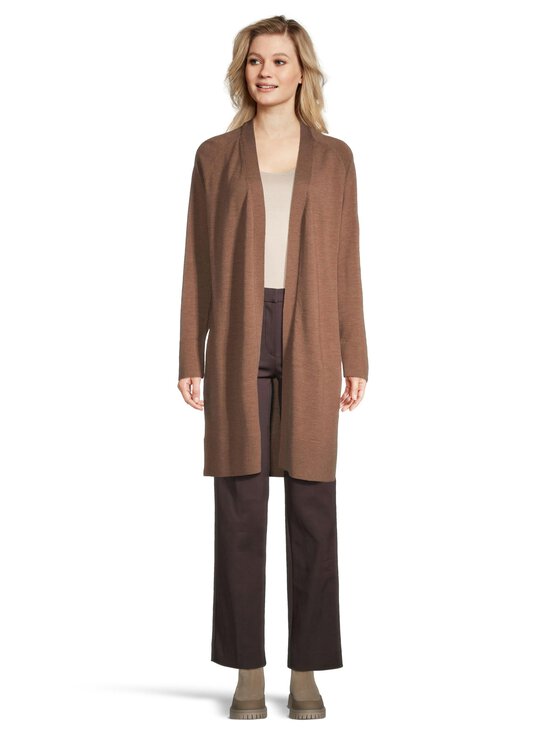 ESSENTIALS by Stockmann - Kardigan Airy - BROWN MEL 225470 - photo 2 ESSENTIALS by Stockmann - Kardigan Airy - BROWN MEL 225470 | Stockmann - photo 2