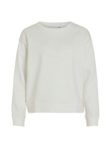 Vila - Vifridea Flower Embroidery -collegepaita - SNOW WHITE | Stockmann