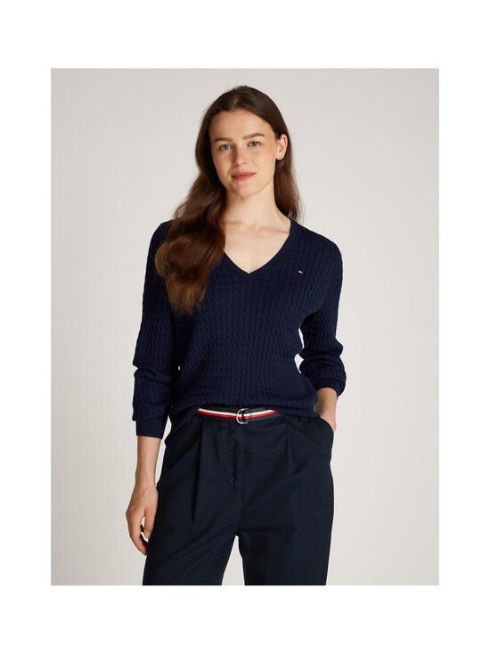 Tommy Hilfiger - Palmikkoneule - C1G DARK NIGHT NAVY | Stockmann - photo 3