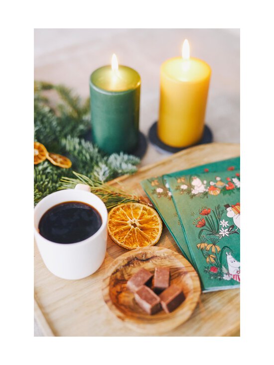 Havi - Moomin Misteli salvetes 33 cm, 20 gab. - GREEN | Stockmann - photo 4