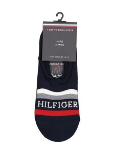 Tommy Hilfiger - Sokid TH Men Footie, 2 paari - 004 NAVY MULTICOLOR | Stockmann