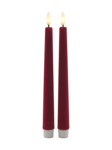 Sirius - Sille Velvet Cherry LED -kruunukynttilä 2-pack - CHERRY | Stockmann
