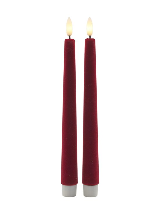 Sirius - Sille Velvet Cherry LED -kruunukynttilä 2-pack - CHERRY | Stockmann - photo 1