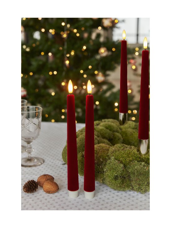 Sirius - Sille Velvet Cherry LED -kruunukynttilä 2-pack - CHERRY | Stockmann - photo 2