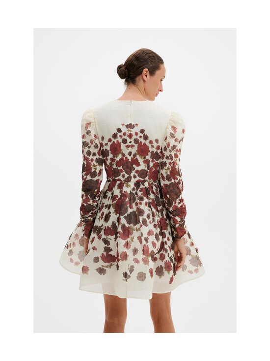 Malina - Leoni Mini lina-zīda kleita - WINE PEONY | Stockmann - photo 3