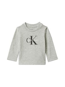 Calvin Klein Kids - Monogram trikotāžas krekls - P41 GREY HEATHER Calvin Klein Kids - Monogram trikotāžas krekls - P41 GREY HEATHER | Stockmann
