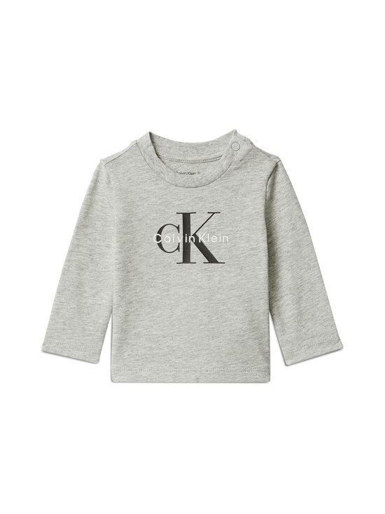 Calvin Klein Kids - Monogram trikotāžas krekls - P41 GREY HEATHER - photo 1 Calvin Klein Kids - Monogram trikotāžas krekls - P41 GREY HEATHER | Stockmann - photo 1