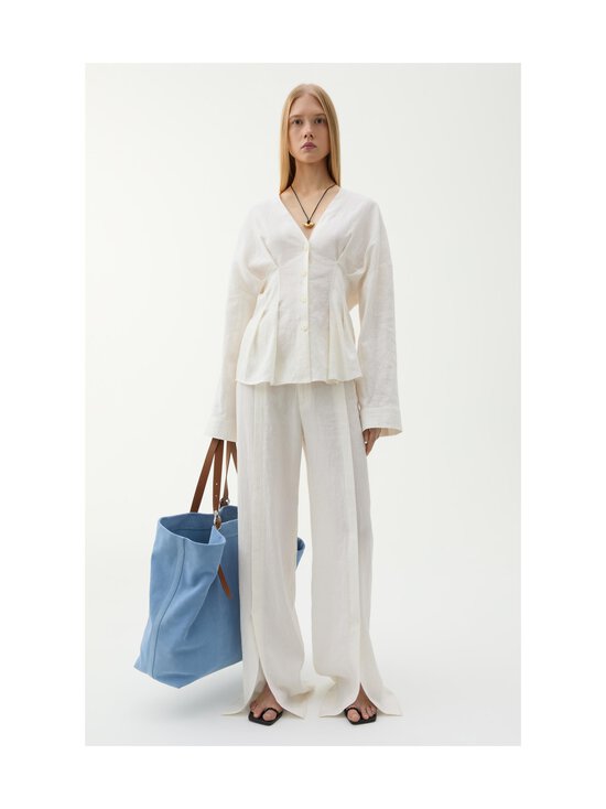 Rodebjer - Rubin-pellavahousut - WHITE | Stockmann - photo 3