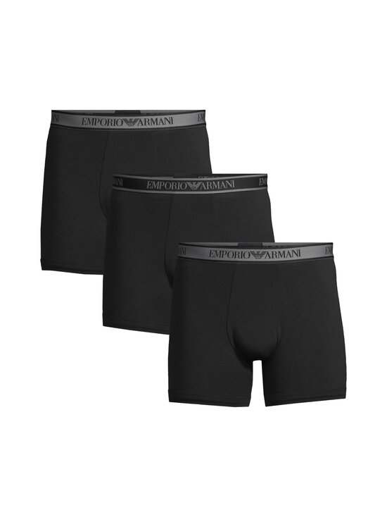 Emporio Armani - Bokseršorti 3 iepak. - MC406 BLACK/BLACK/BLACK - photo 1 Emporio Armani - Bokseršorti 3 iepak. - MC406 BLACK/BLACK/BLACK | Stockmann - photo 1
