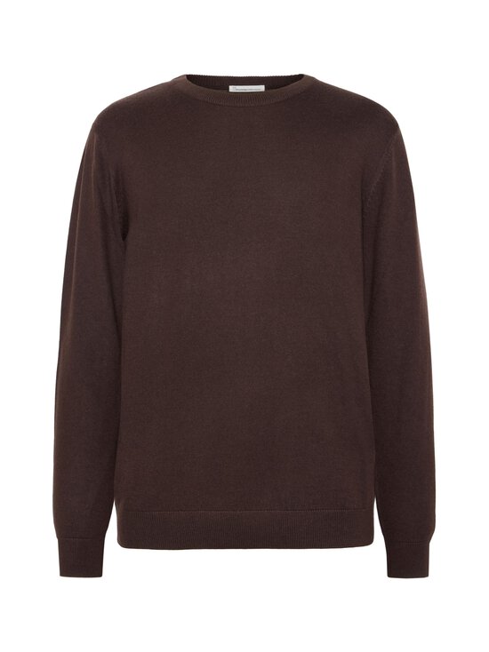 Knowledge Cotton Apparel - Meriinokudum Regular Crew Neck - 1487 CHOCOLATE TORTE | Stockmann - photo 1