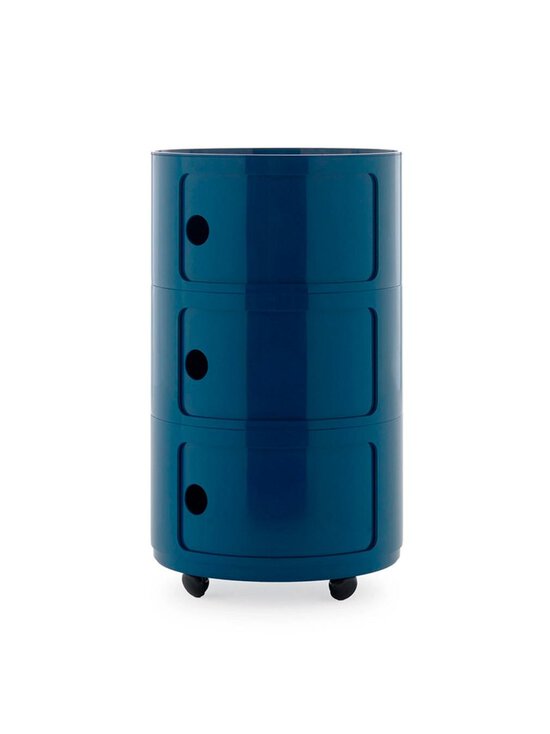 Kartell - Componibili Big -säilytyskaluste 3-osainen / pyörät sininen - BLUE | Stockmann - photo 1