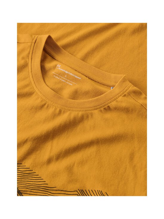 Knowledge Cotton Apparel - Front Big Owl t-paita - 1502 GOLDEN OAK | Stockmann - photo 3