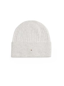 Tommy Hilfiger - Enamel pīnīšu adījuma adīta cepure - YA8 IVORY SILK MELANGE Tommy Hilfiger - Enamel pīnīšu adījuma adīta cepure - YA8 IVORY SILK MELANGE | Stockmann