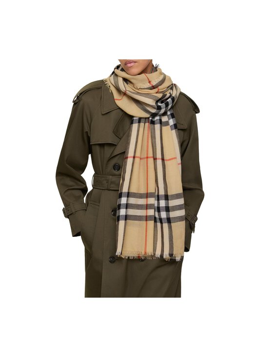 Burberry - Check-kaulahuivi - A2021 SAND | Stockmann - photo 7