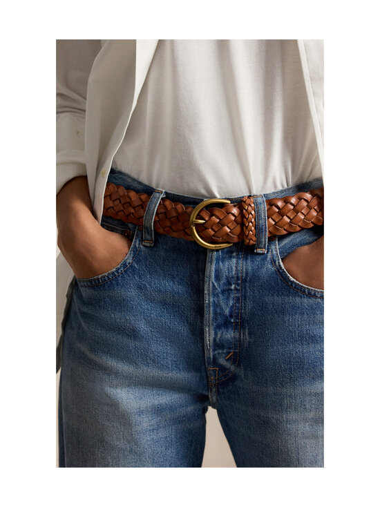 Polo Ralph Lauren - Nahast põimitud vöö - 001 CUOIO | Stockmann - photo 4