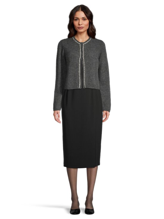 Cph Muse - Cmibra-neuletakki - 1050 DARK GREY MELANGE | Stockmann - photo 2