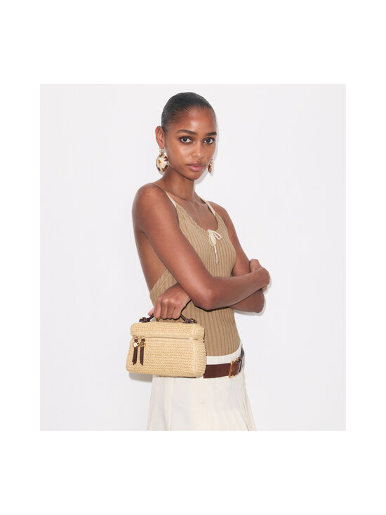 Tory Burch - Straw Slim Top Handle -olkalaukku - NATURAL | Stockmann - photo 5