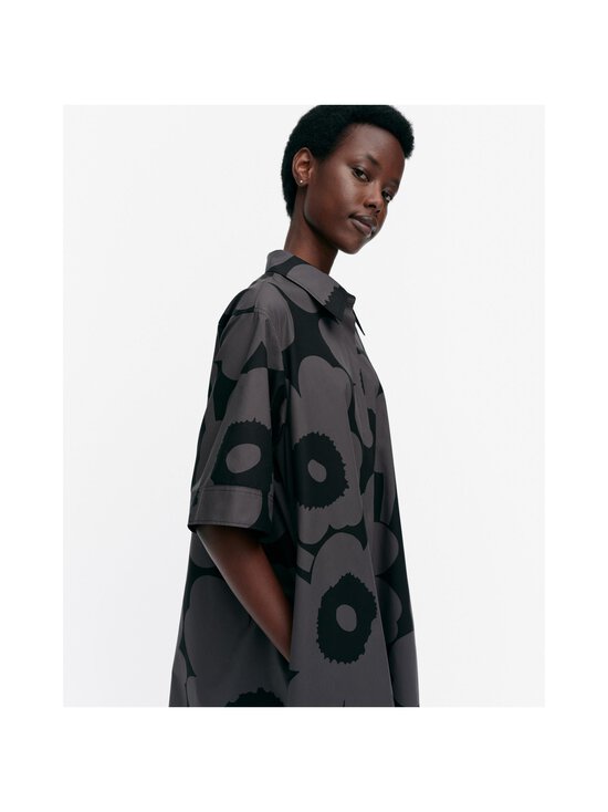 Marimekko - Poplīna Unikko kokvilnas kleita - 909 BLACK, DARK GREY - photo 3 Marimekko - Poplīna Unikko kokvilnas kleita - 909 BLACK, DARK GREY | Stockmann - photo 3