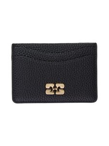 Ganni - Ganni Bou Grained -korttikotelo - 099 BLACK | Stockmann