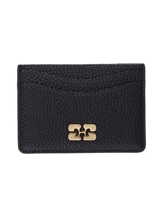 Ganni - Ganni Bou Grained -korttikotelo - 099 BLACK | Stockmann - photo 1