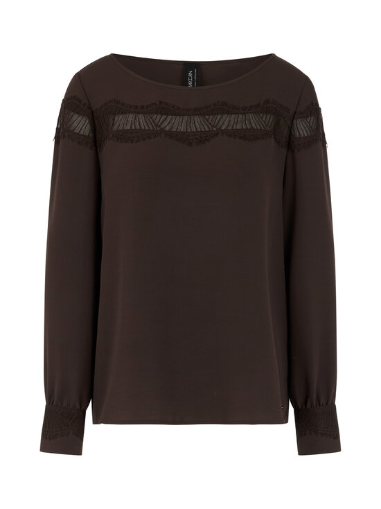 Marc Cain - Pitsisomistettu pusero - 697 SEAL BROWN | Stockmann - photo 1