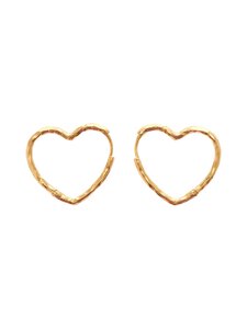 ENAMEL Copenhagen - Organic Heart Medium auskari - 925S/GP/M | Stockmann