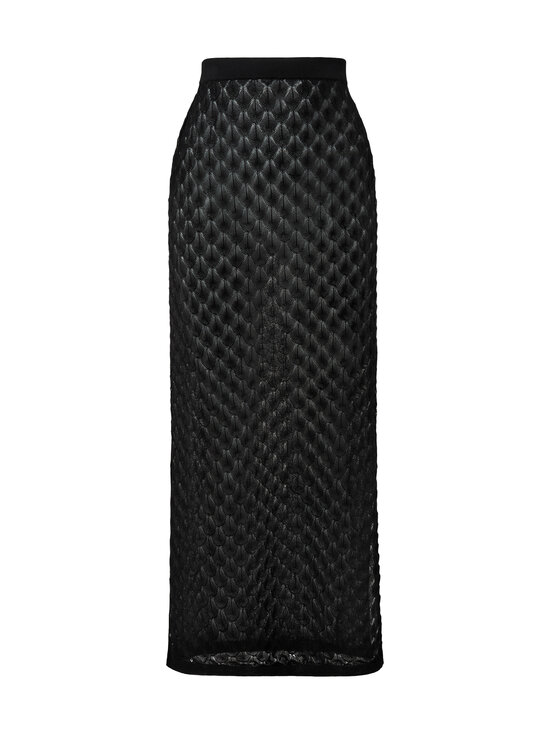 Malina - Fannie Pointelle adīti garie svārki - 10007 BLACK | Stockmann - photo 1