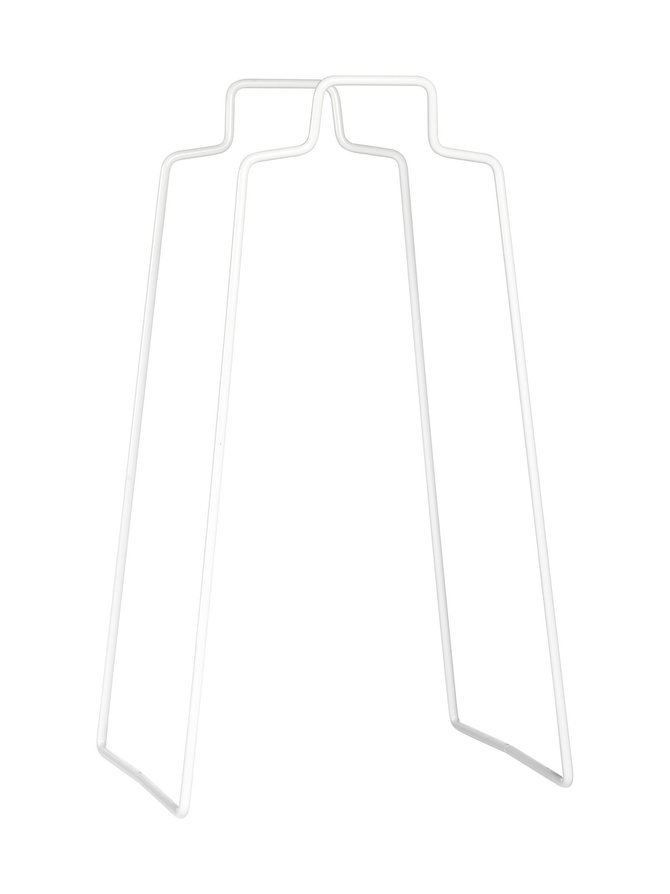 Paper bag holder white