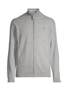GANT - Superfine Zip -villaneuletakki - 93 GREY MELANGE GANT - Superfine Zip -villaneuletakki - 93 GREY MELANGE | Stockmann