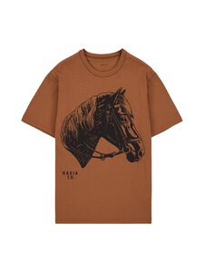 Makia - Finnhorse t-paita - 169 SEPIA Makia - Finnhorse t-paita - 169 SEPIA | Stockmann