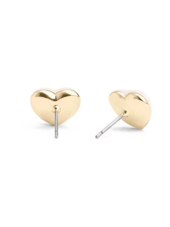 Coach - Enamel Heart -nappikorvakorut - WHITE/GOLD | Stockmann - photo 2