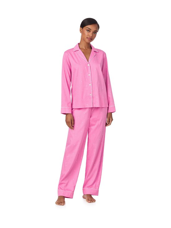 Lauren Ralph Lauren - Notch Collar Long Pants pidžama - 681 PINK PRT | Stockmann - photo 1