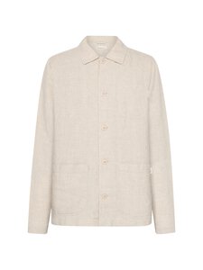 Knowledge Cotton Apparel - Linen Overshirt -paita - 1449 YARNDYED - LIGHT FEATHER GRAY Knowledge Cotton Apparel - Linen Overshirt -paita - 1449 YARNDYED - LIGHT FEATHER GRAY | Stockmann