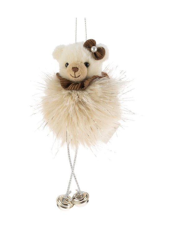 Weiste - Teddy Fur Ball -joulukoriste 15 cm - BROWN | Stockmann - photo 1