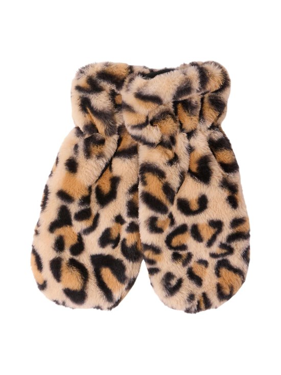 Lindex - Mākslīgās kažokādas cimdi - 80 BLACK | Stockmann - photo 1