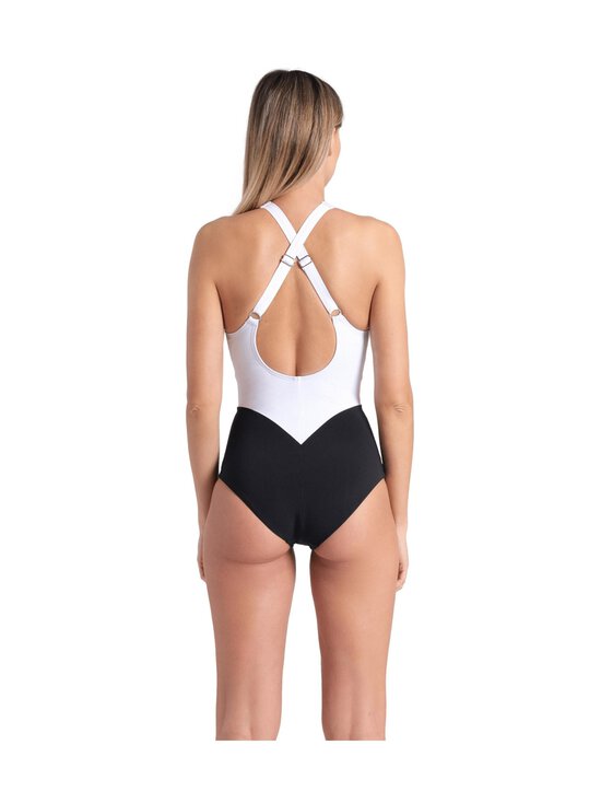 Arena - Silvia Cross Back peldkostīms - 515 BLACK-WHITE-BLACK - photo 4 Arena - Silvia Cross Back peldkostīms - 515 BLACK-WHITE-BLACK | Stockmann - photo 4