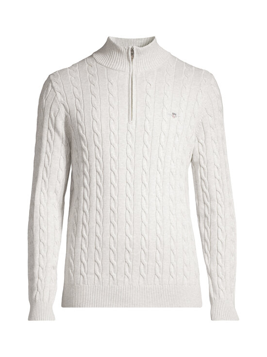 Cotton Cable Half Zip džemperis