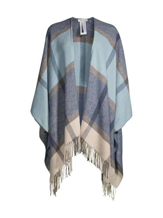A+more - Ashlyn pončo 130 x 170 cm - BLUE/BEIGE - photo 1 A+more - Ashlyn pončo 130 x 170 cm - BLUE/BEIGE | Stockmann - photo 1