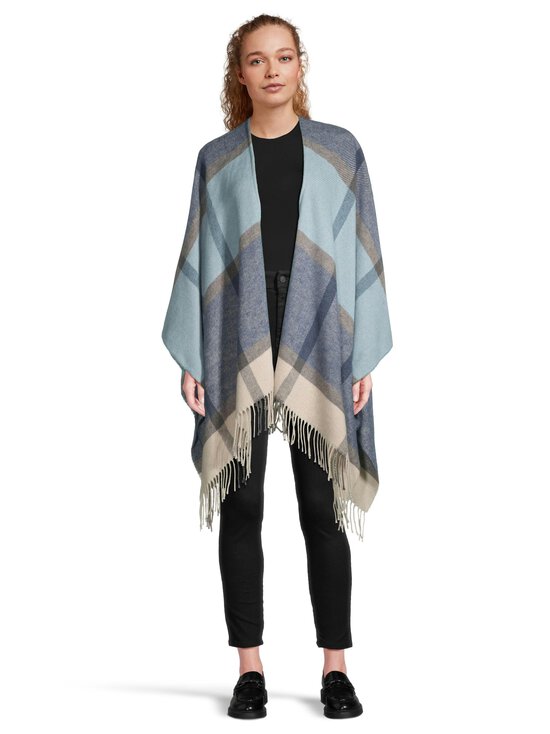 A+more - Ashlyn pončo 130 x 170 cm - BLUE/BEIGE - photo 2 A+more - Ashlyn pončo 130 x 170 cm - BLUE/BEIGE | Stockmann - photo 2