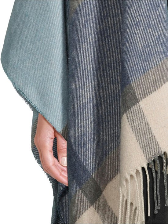 A+more - Ashlyn pončo 130 x 170 cm - BLUE/BEIGE - photo 4 A+more - Ashlyn pončo 130 x 170 cm - BLUE/BEIGE | Stockmann - photo 4